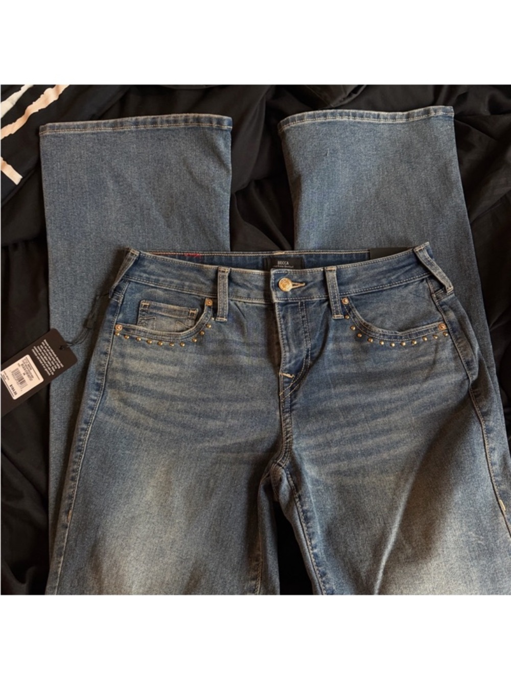 True Religion Becca Studs Bootcut Jeans-NWT- size 30 Waist(SZ 10) 33 inseam